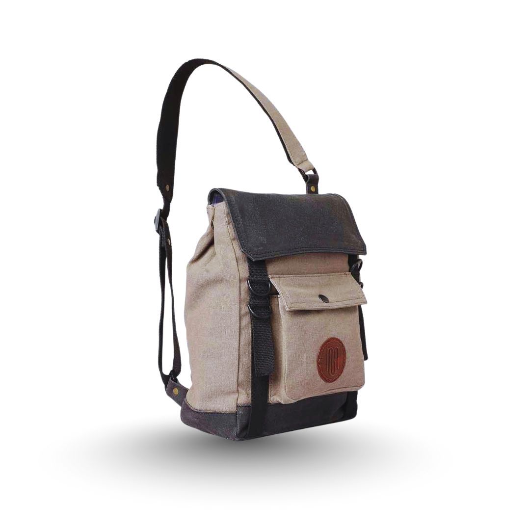 Upcycled Messenger Crossbody Bag 073